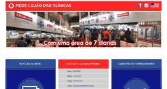 Desktop Screenshot of lojaodasclinicas.com.br