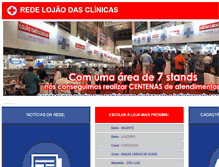 Tablet Screenshot of lojaodasclinicas.com.br